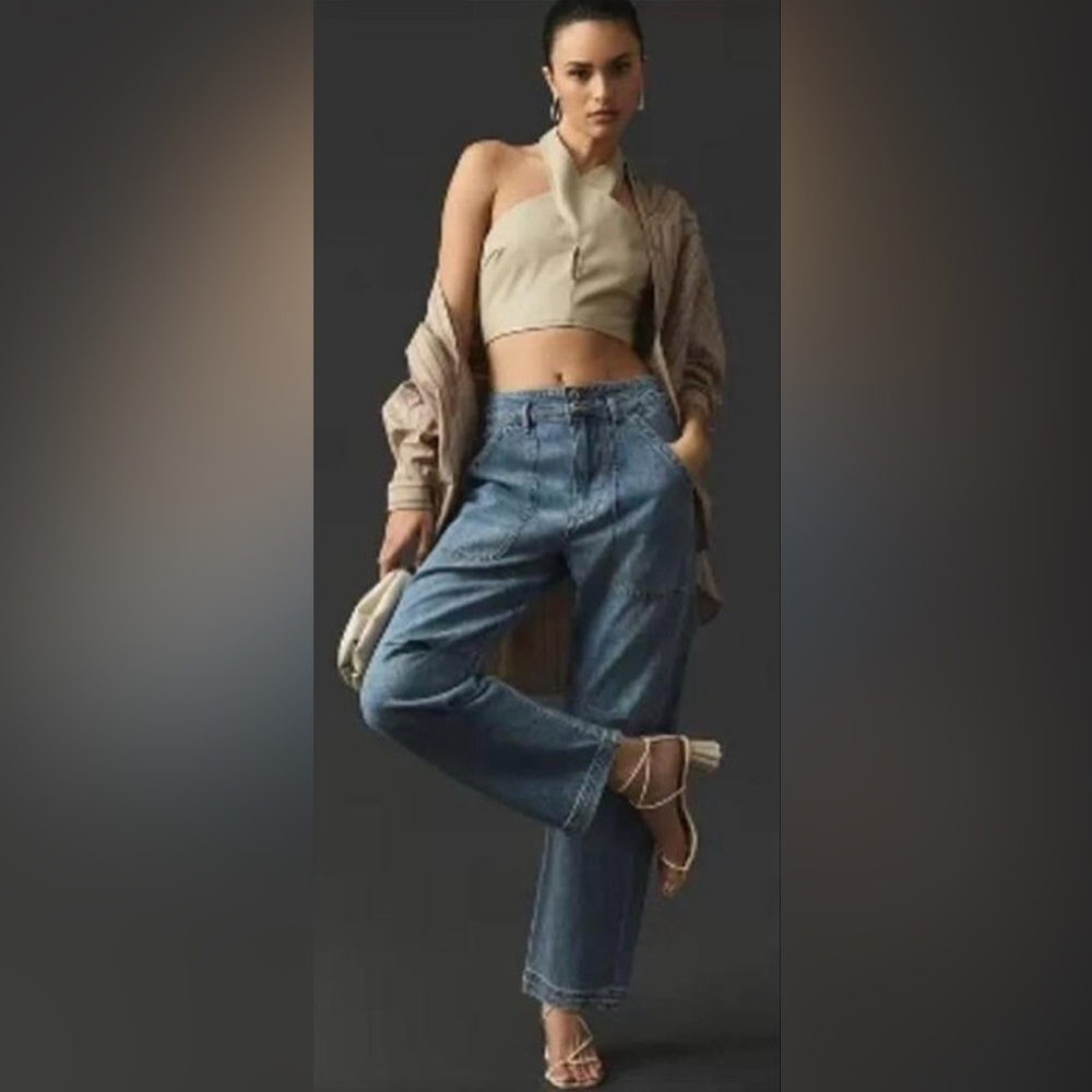 Young Fabulous & Broke Sadie Jeans Wide Leg Pull On Jeans
